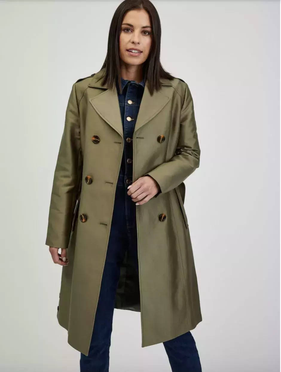 Khaki dámský trenčkot ORSAY, Zoot, 1 549 Kč 