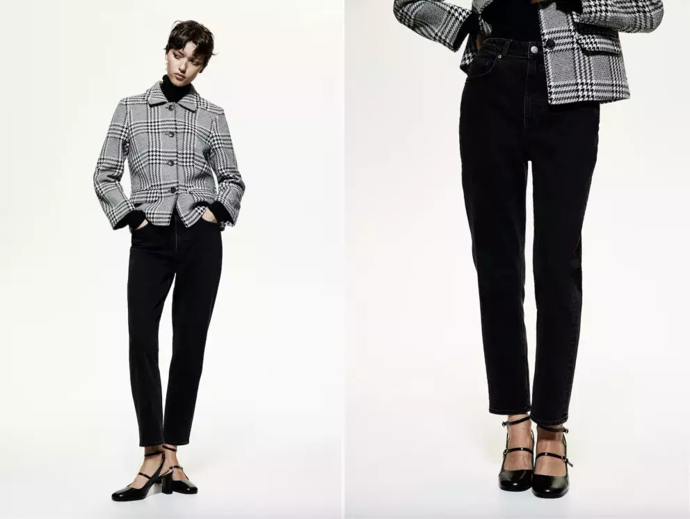 Slim Mom High Ankle Jeans, různé barvy, H&M, 479 Kč