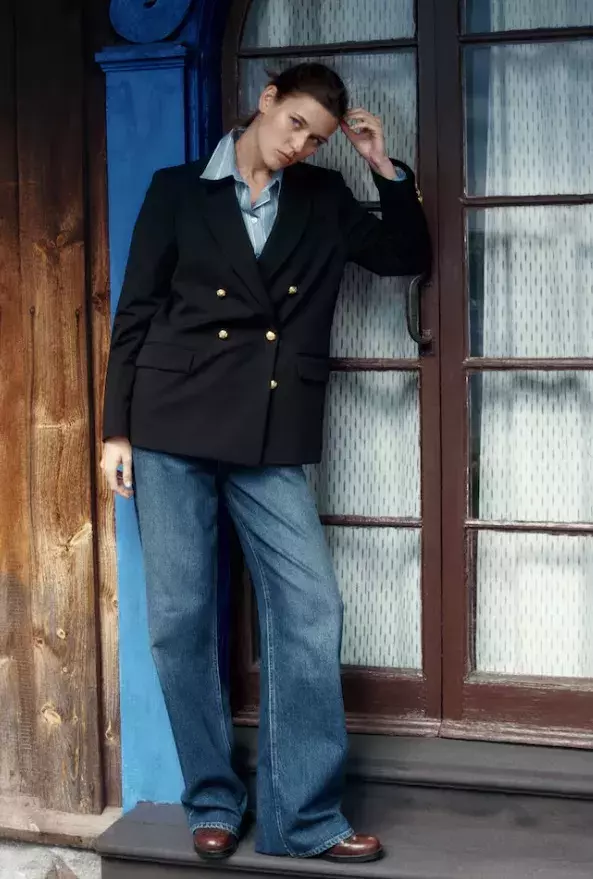 Džíny s vysokým pasem, H&M, 619 Kč