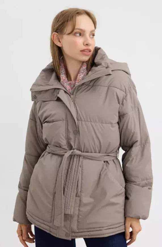 Zimní bunda s vázáním, Even&Odd, 1 520 Kč