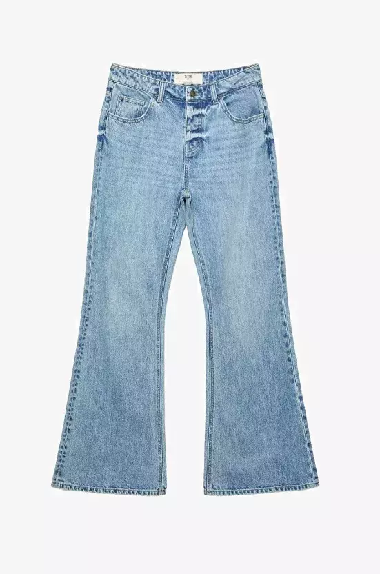 Široké džíny, Stradivarius, 849 Kč