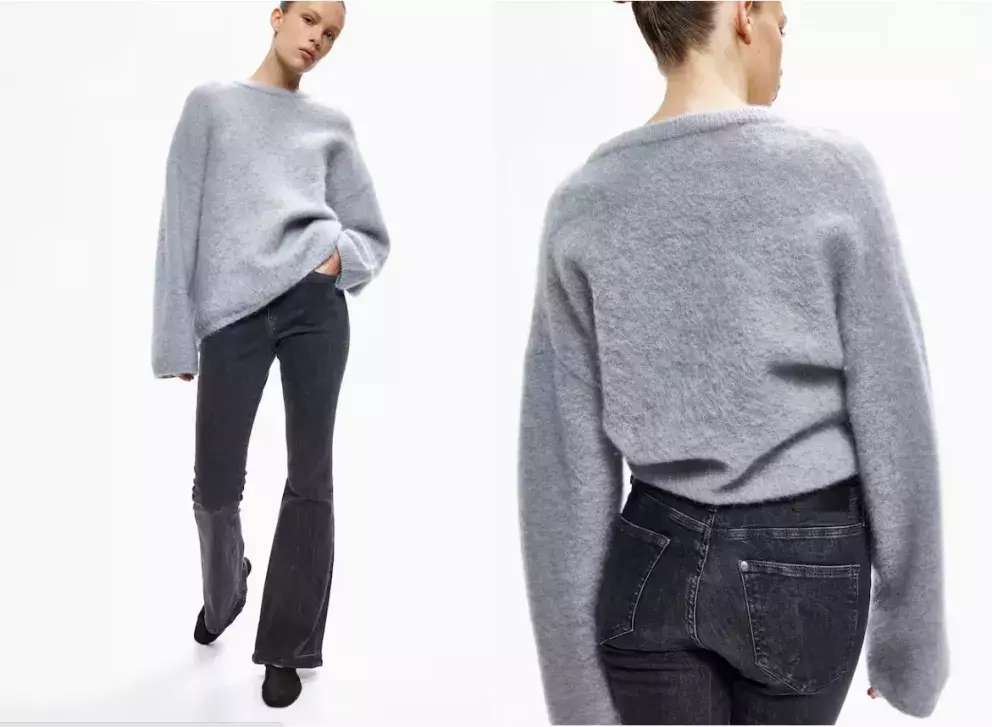 Přiléhavé džíny do zvonu, H&M, 719 Kč