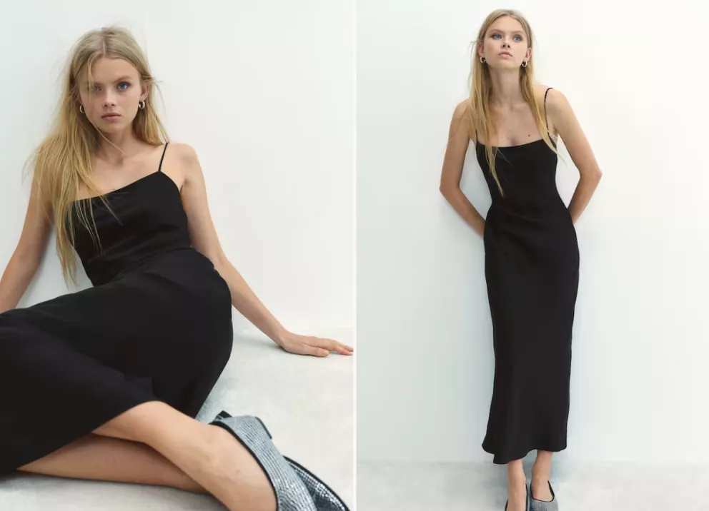 Páskové šaty se zavazováním na zádech, H&M, 719 Kč