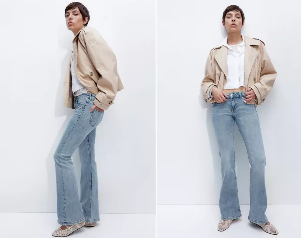 Zvonové džíny, H&M, 479 Kč