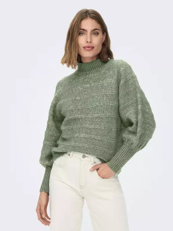 Zelený svetr, ONLY, 755 Kč