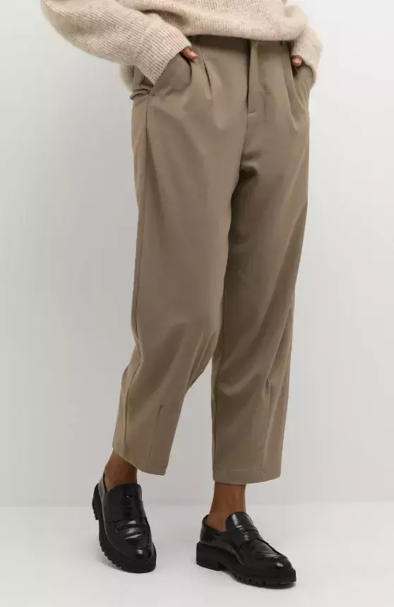 Dámské kalhoty v přírodním tónu, Kaffe, 1 920 Kč