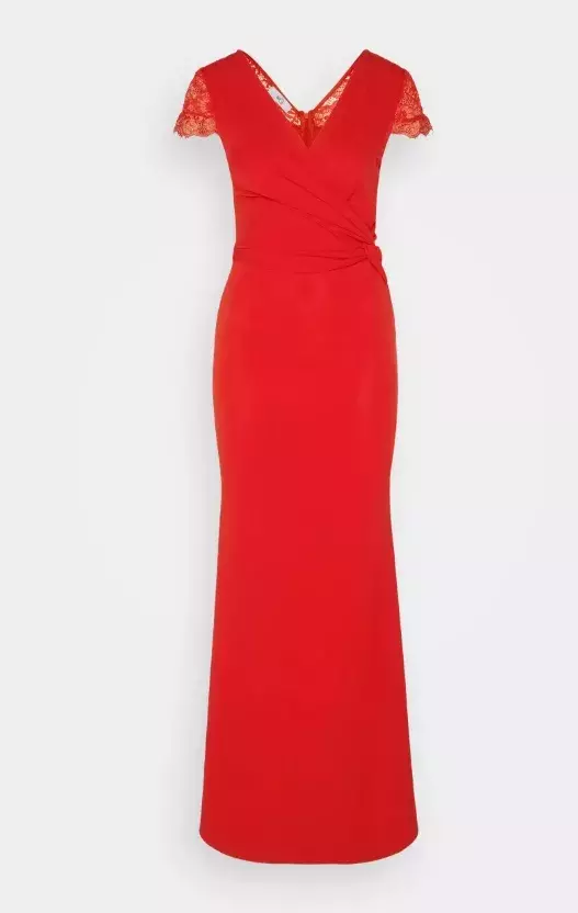 Žerzejové šaty červené, WAL G., 633 Kč