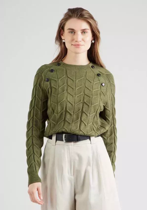 Olivový svetr, Vero Moda, 892 Kč