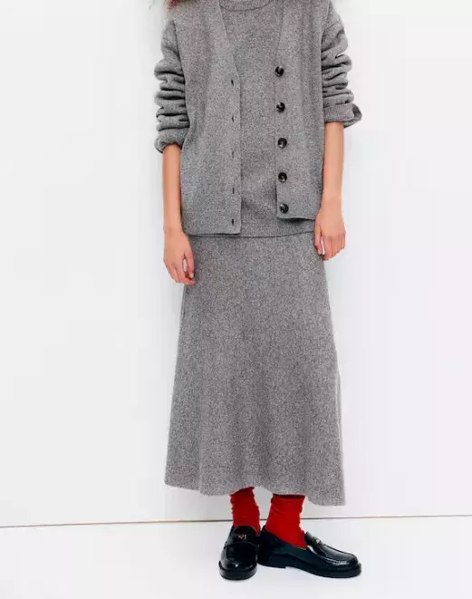 Pletená sukně Flared, H&M, 719 Kč