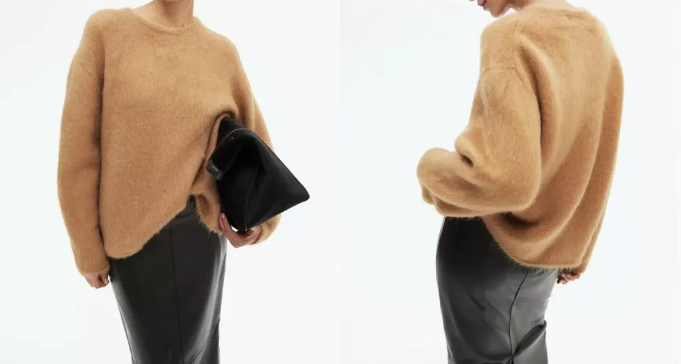 Svetr z mohérové směsi, H&M, 2 799 Kč