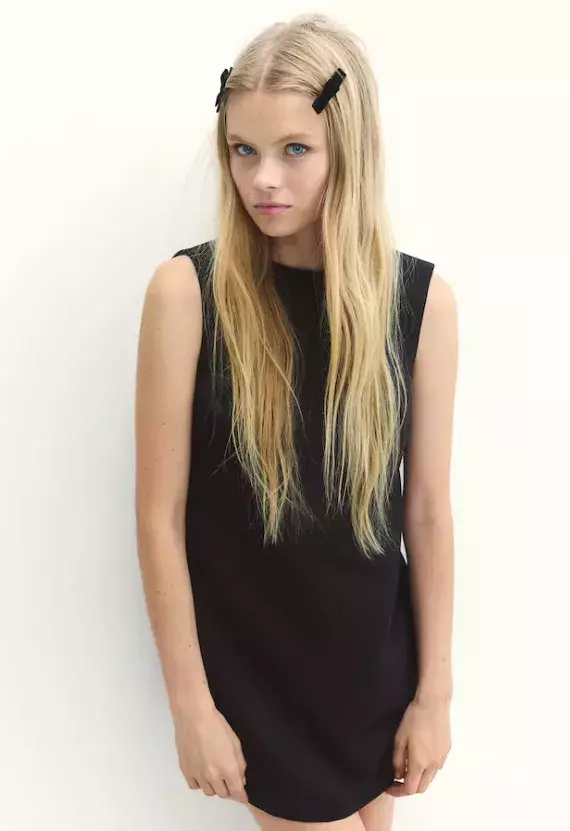 Šaty bez rukávů s mašlí, H&M, 359 Kč