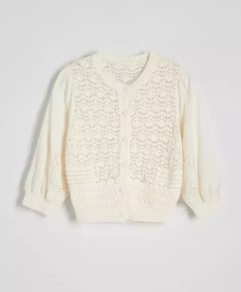 Crochetový svetr, Reserved, 899 Kč