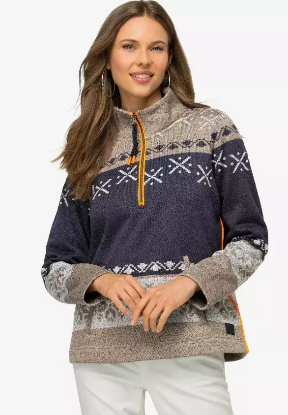 Norský svetr se zipem, LAURASØN, 1 359 Kč