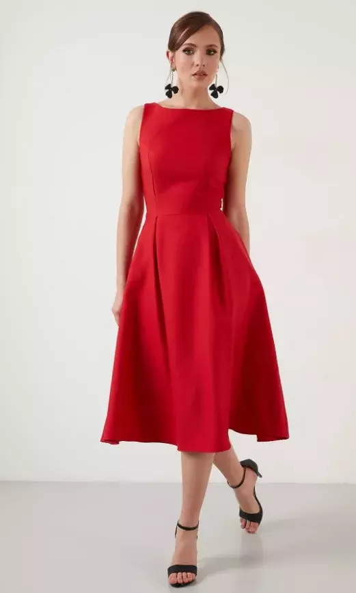 Šaty s áčkovou sukní, LELA, 1 036 Kč