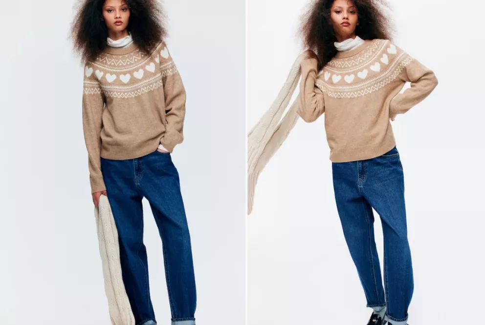 Svetr z žakárového úpletu, H&M, 669 Kč