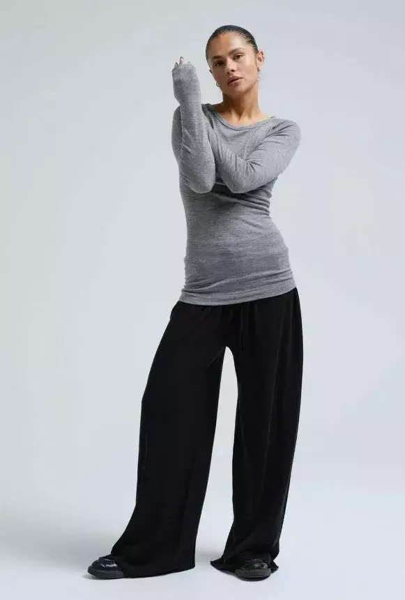 Merino top s dlouhým rukávem, Seamless Basic, 2 865 Kč