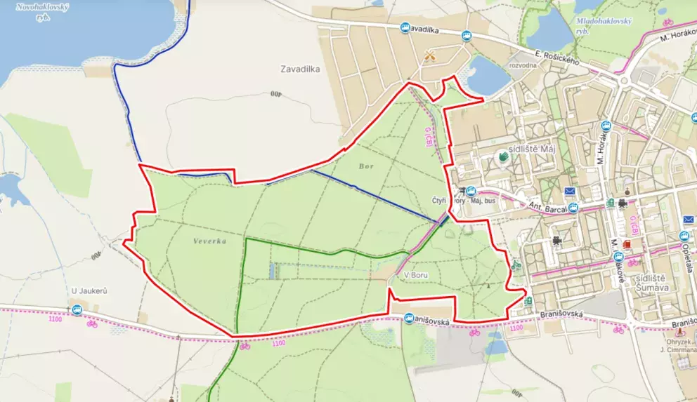 Záhadný Branišovský les