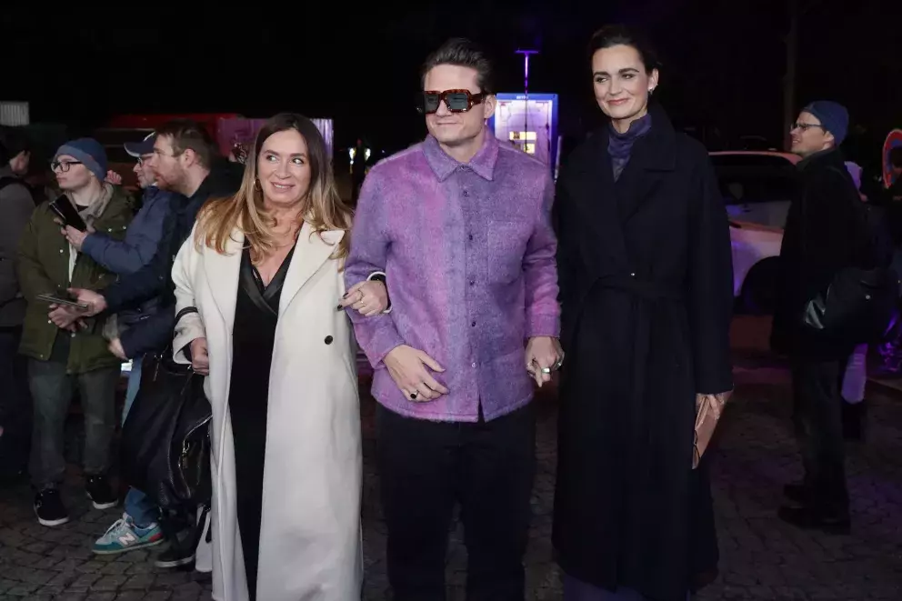 Ondřej Brzobohatý s manželkou Danielou a sestrou Rolou