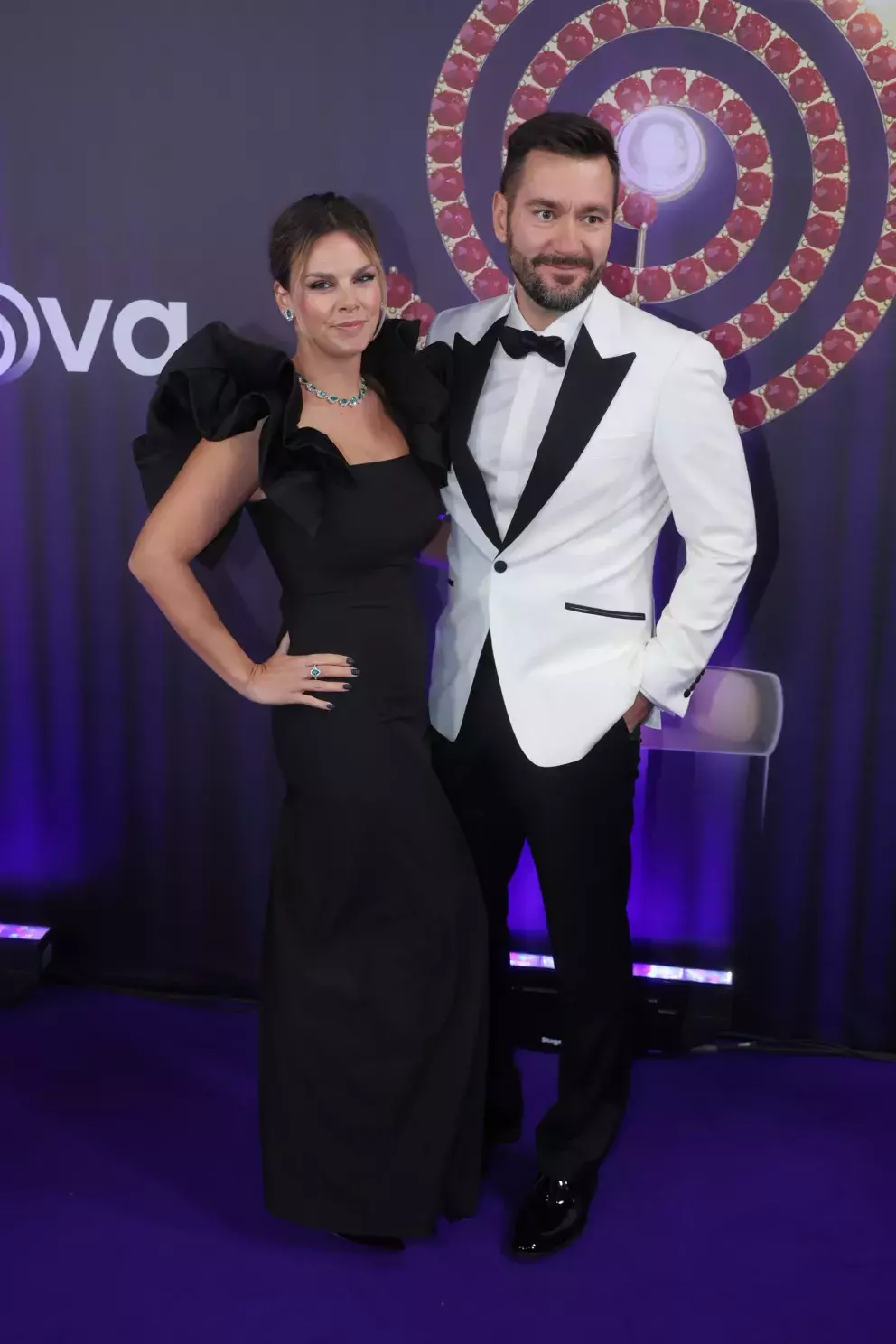 Marek Ztracený s manželkou