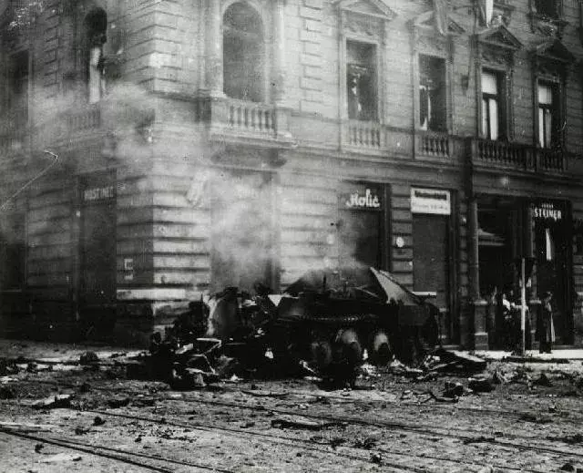 <p>Pražské povstání</p>
