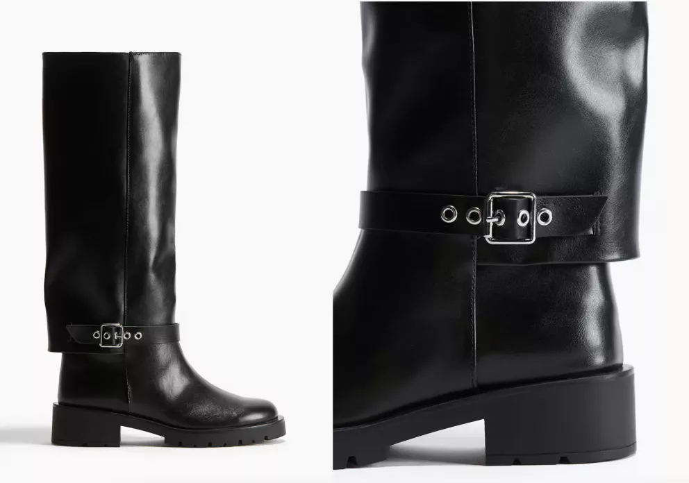 Kozačky po kolena, v černé i hnědé, H&M, 1899 Kč