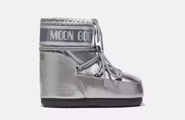 Dámské stříbrné sněhule