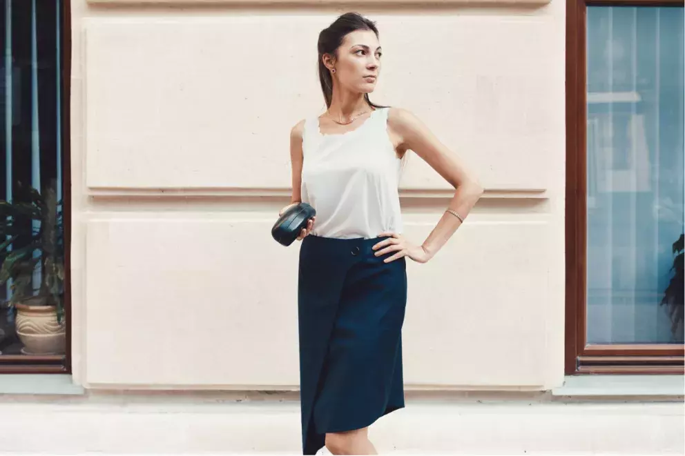 žena ve stylu Old Money