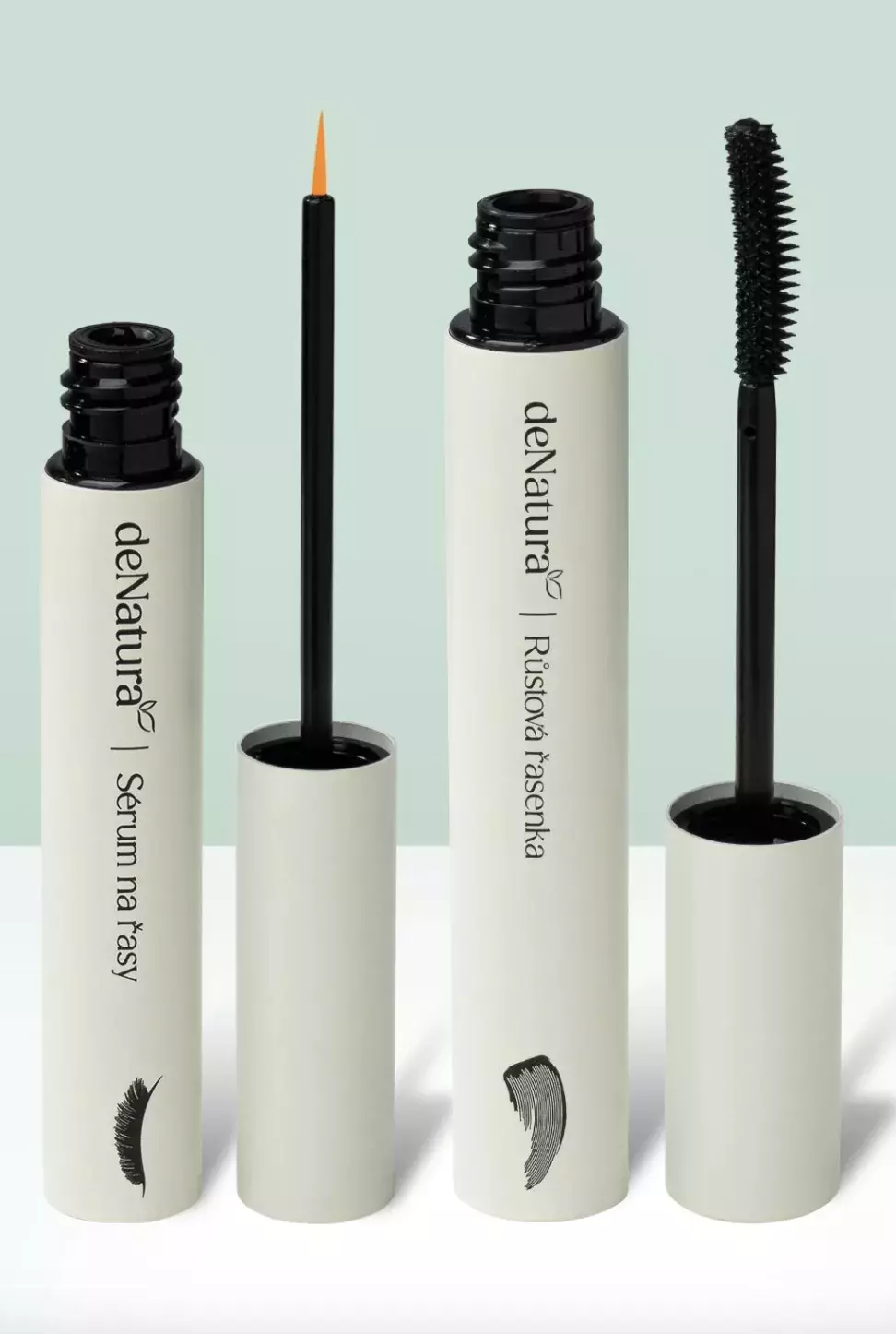 růstové sérum na řasy a objemová řasenka