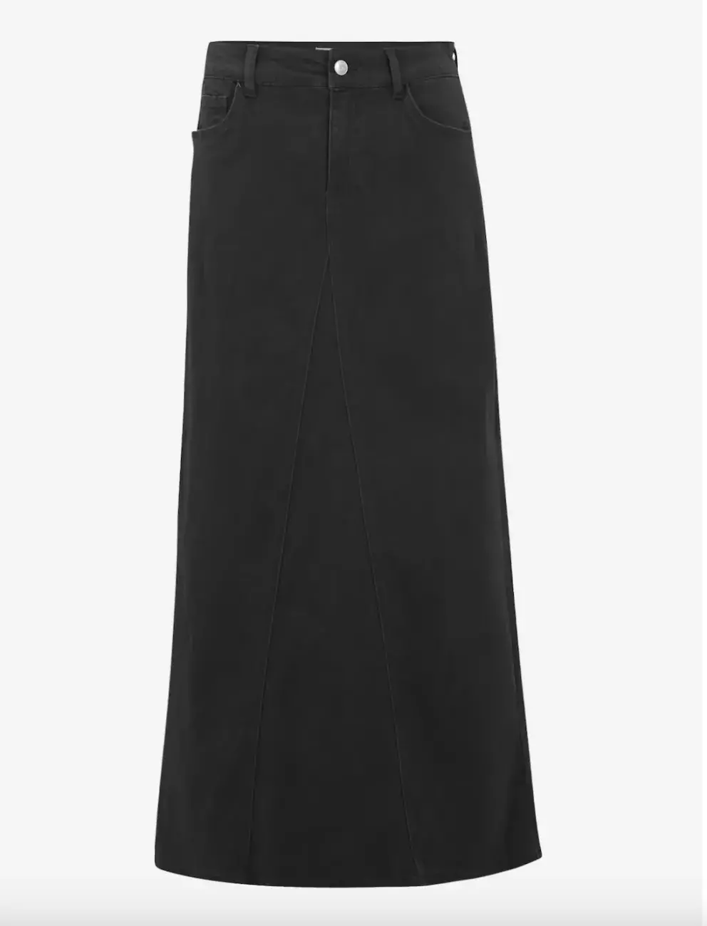 černá maxi sukně vysoká