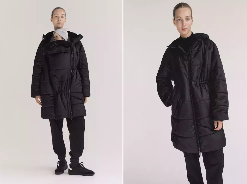 Žena ve vatovaném kabátě