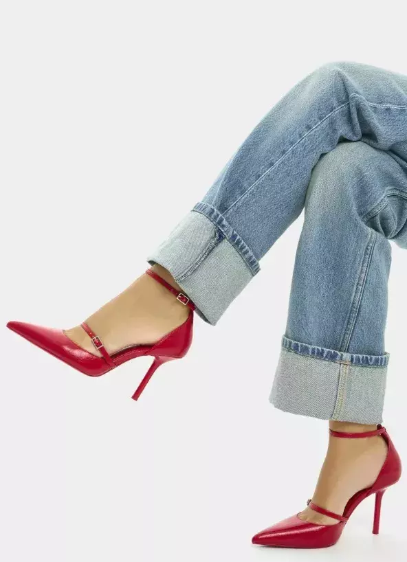 Červené lodičky, Bershka, 699 Kč