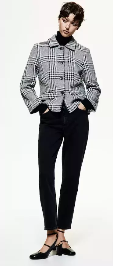 Slim mom jeans, H&M, 479 Kč