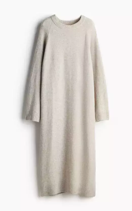 Pletené dlouhé šaty, H&M, 839 Kč