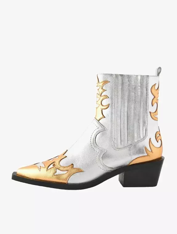 Metalické kovbojské boty, Next, 3 240 Kč
