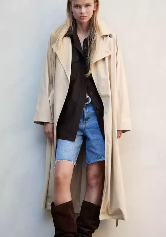 Oversized keprová košile, H&M, 599 Kč