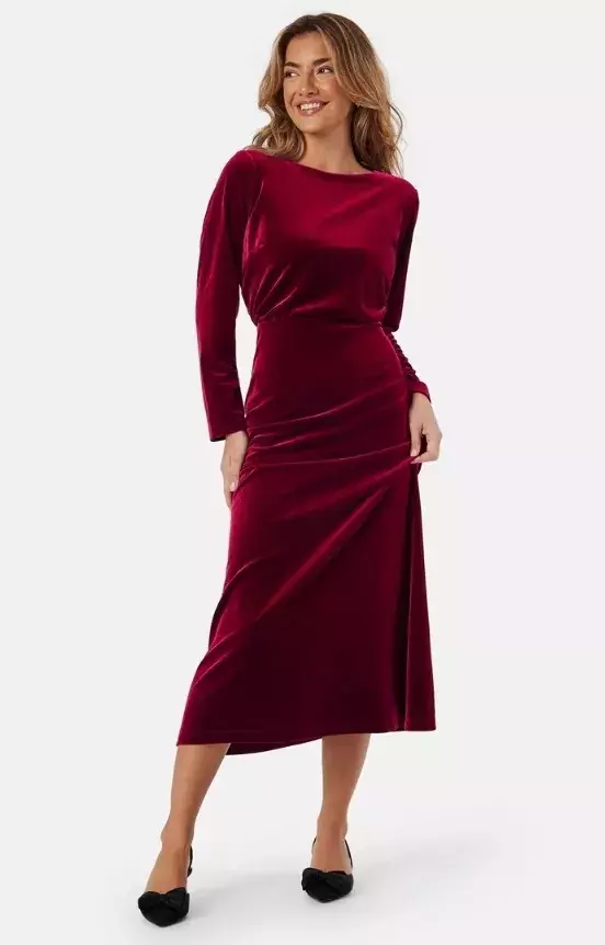 Vínové šaty, Bubbleroom, 2 349 Kč