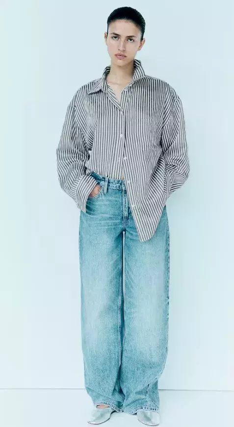 Oversized košile, H&M, 479 Kč