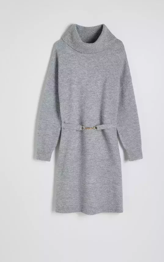 Úpletové šaty s opaskem, Reserved, 899 Kč