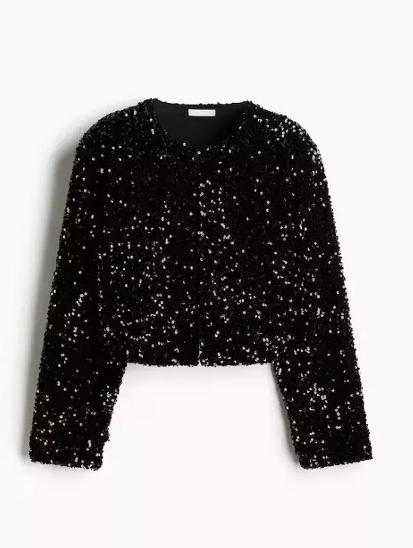 Flitrové sako, H&M, 959 Kč