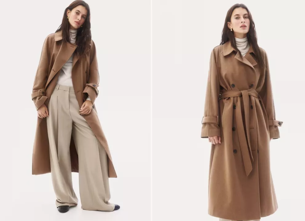 Dlouhý dámský kabát, H&M, 1 899 Kč