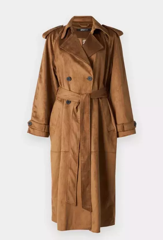 Hnědý trenčkot, Gina Tricot, 2 400 Kč