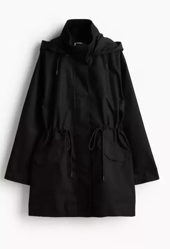 Oversized parka s kapucí, H&M,1 459 Kč