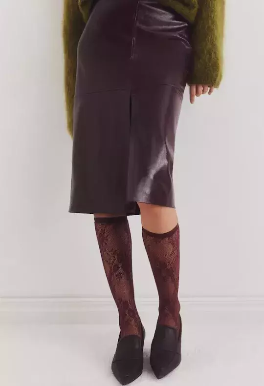 Krajkové podkolenky, H&M, 189 Kč