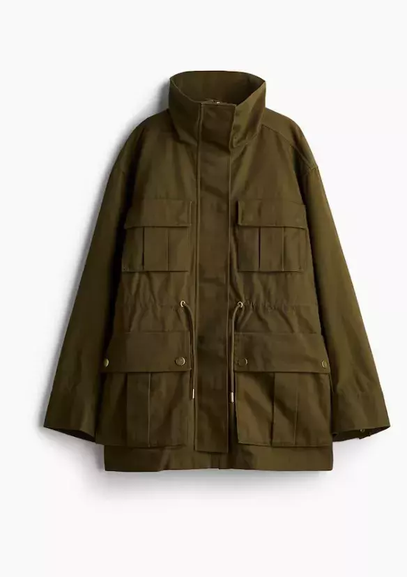 Oversized cargo parka, H&M, 1 459 Kč