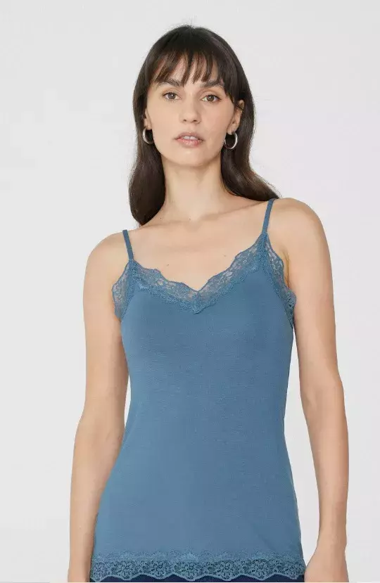 Bavlněný top s krajkou, Tezenis, 379 Kč