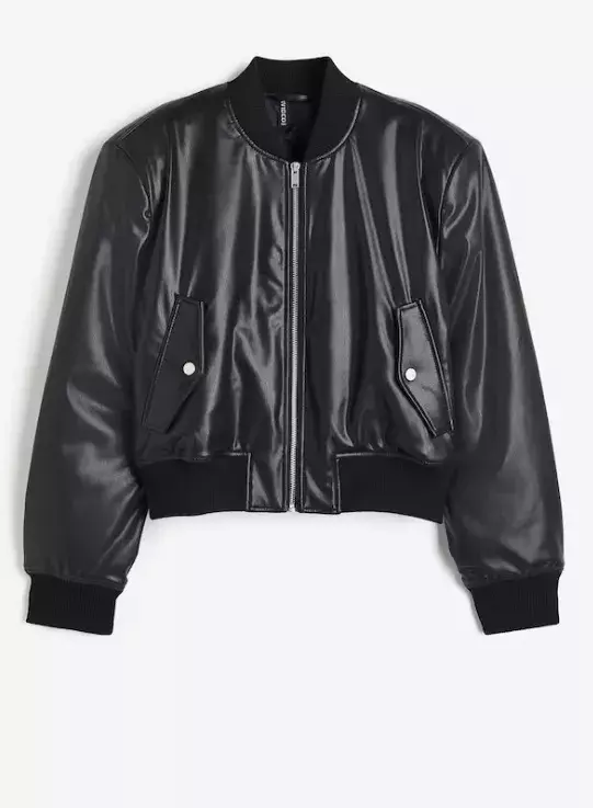 Bomber s ramenními vycpávkami a povrchovou vrstvou, H&M, 429 Kč