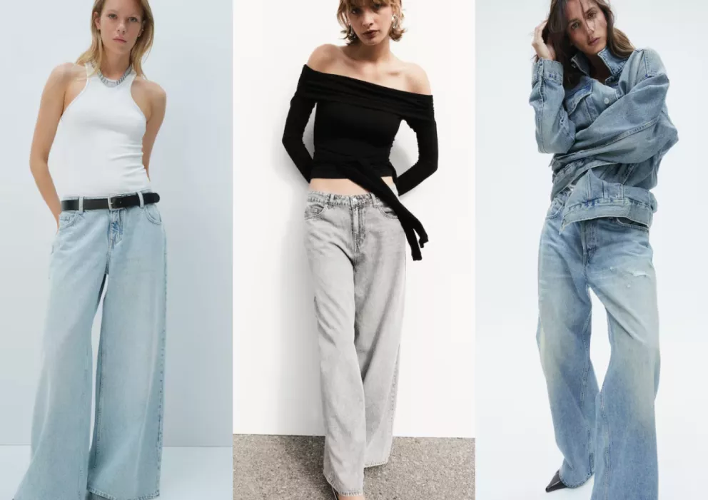 Široké nohavice a volný sed - to jsou populární baggy džíny. 