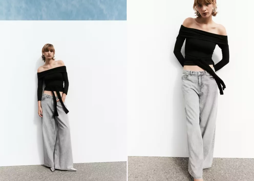 Baggy džíny, H&M, 599 Kč