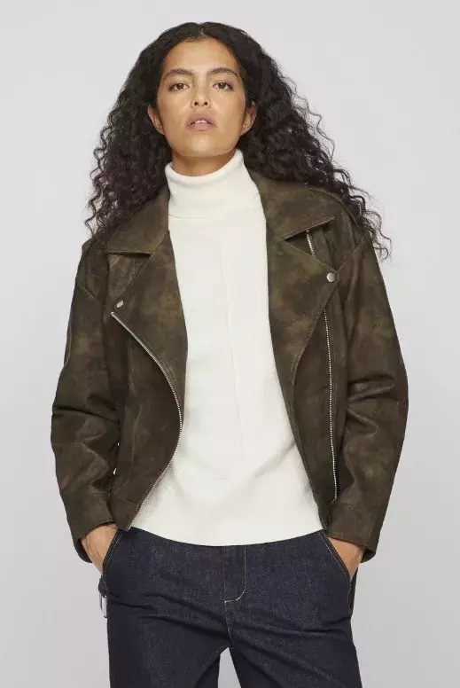 Bunda z umělé kůže, VILA, 1 536 Kč