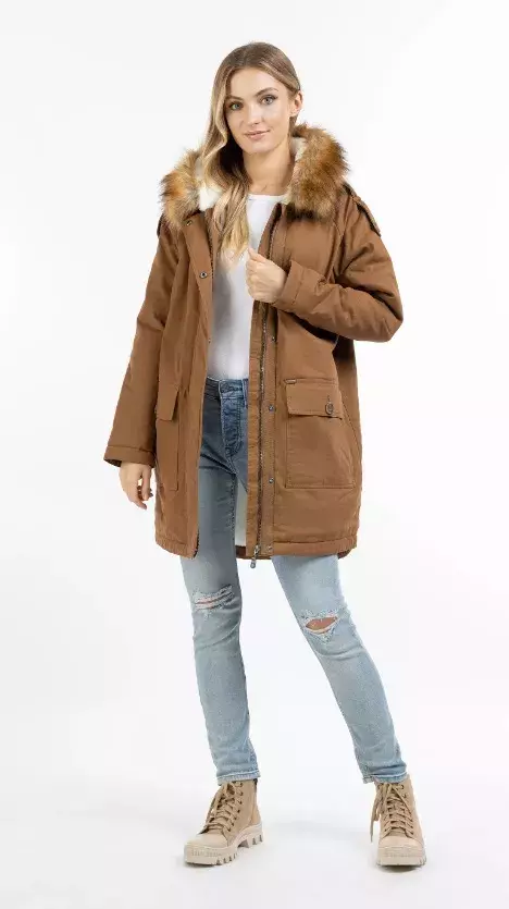 Parka s kožešinou, DreiMaster, 3 287 Kč